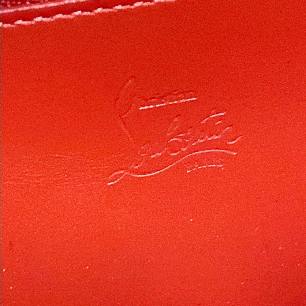 Christian Louboutin White and Gold Studded Wallet - Picture 16 of 16